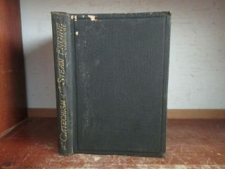 Old Catechism Of Steam Engine Book Mechanic Locomotive Fire Pump Train Machinery
