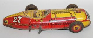 Vintage 1948 Marx Tin Wind Up Mechanical Speed Racer Parts Only