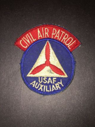 Vintage Civil Air Patrol Usaf Auxiliary Patch Med