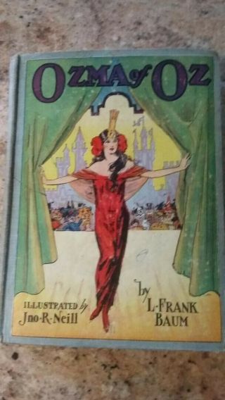 Ozma Of Oz By L.  Frank Baum,  1907.  Illustrated By Jno R.  Neill
