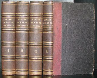 Oeuvres Completes De P Corneille 4 Vols 1838 French Complete Gilt Leather