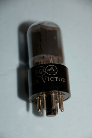 One Rca Victor 6sn7 Smoked Glass Vacuum Tube Hickok 539c