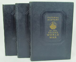 Pictorial History Of The Second World War 3 Volumes 5,  6,  7 (v,  Vi,  Vii)