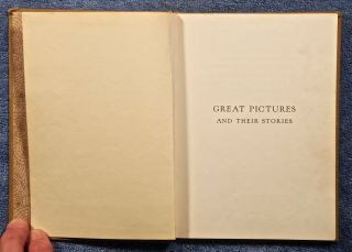 Great Pictures and Their Stories (Bk 4),  Lester,  Mentzer Bush & CO. ,  1927 HC 4