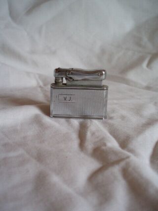 Small Vintage Collectable Colibri Monopol Cigarette Lighter Engine Turned Deco.