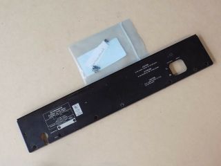 Pioneer Rt - 901 Reel To Reel Tape Deck Rear Panel Lower Part Plus Screws