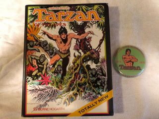 Edgar Rice Burroughs’ Tarzan Of The Apes,  Illustrated By Burne Hogarth,  Button