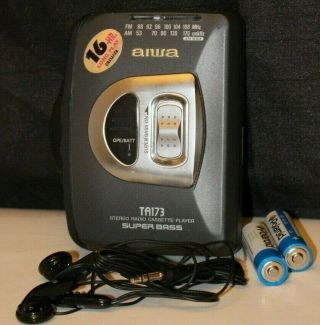 Aiwa Hs - Ta173 Am/fm Stereo Radio Cassette Player