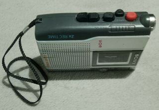 Vintage Sony TCM - 200DV Handheld Voice Recorder Cassette VOR Clear Voice 2