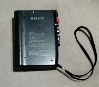 Vintage Sony TCM - 200DV Handheld Voice Recorder Cassette VOR Clear Voice 5