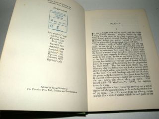 Nineteen Eighty Four - George Orwell - HB/DJ,  1965 Reprint 5