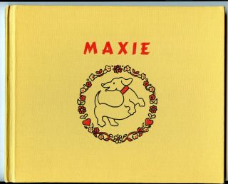 Maxie Dachshund Book 1956 Virginia Kahl Adorable Austrian Dog Cute Illustrations