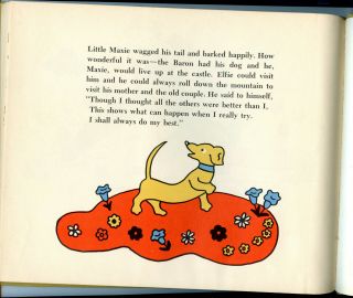 Maxie Dachshund Book 1956 Virginia Kahl Adorable Austrian Dog Cute Illustrations 2