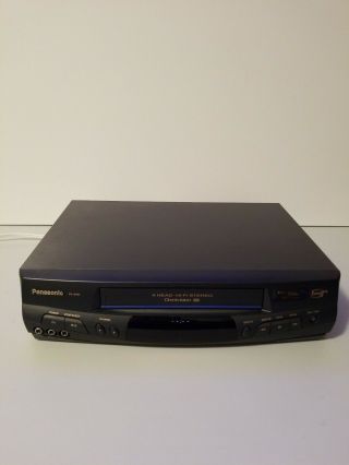 Panasonic Vcr Plus Pv - 8451 Omnivision 4 Head Vhs Player Recorder