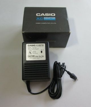 Vintage Casio Calculator Ac Adaptor Ad - 4170 Ac 102v Dc 5.  5v 500ma For Hr - 20