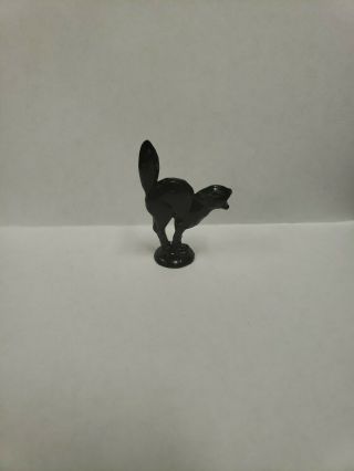 Vintage Cast Metal Black Cat Classic Halloween Pose 2 Inches Tall