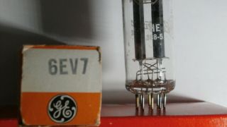 Ge 6ev7 Audio Electronic Vintage Radio Tv Valve Ham Electron Vacuum Nos Tubes