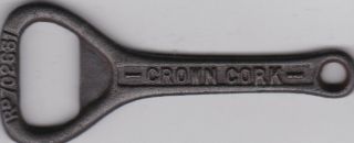 - Crown Cork - / - Opener - Vintage Cast Iron Bottle Opener