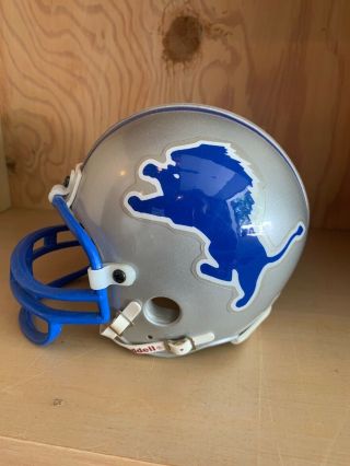 Vintage,  Throwback,  Detroit Lions,  Riddell Mini Helmet,  3 5/8 "