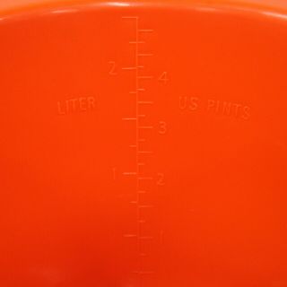 Salter Vintage Retro Orange 2KG Kitchen Scales & Mixing Bowls 321 4