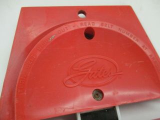 Vintage Gates Auto Belt measure service repair station A.  M.  D.  Co.  4 - 71 2