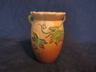 Vintage Weller Art Pottery Vine 8 Inch Vase Circa 1927 - 1935