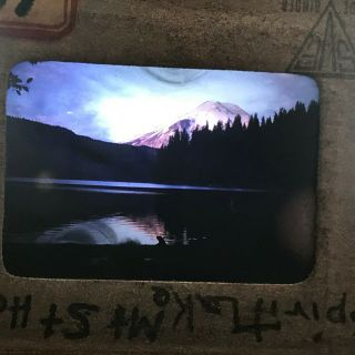 Vintage Mt St.  Helens & Spirit Lake Washington Sve Slide Binder Color Slide Usa