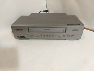 Emerson Video Cassette Recorder Vhs Ewv404 Player Hq