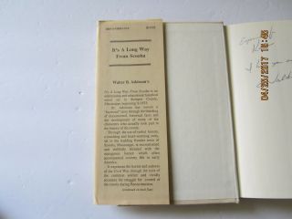 It ' s a Long Way from Scooba by Walter B.  Atkinson Signed 1st/1st 1986 HC/DJ 3
