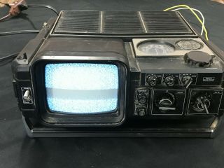 Sears Solid State Portable Go Anywhere Tv Am/fm Radio Model 564.  50383050
