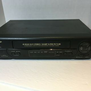 Sharp Vc - H800u Vhs Vcr Video Cassette Recorder