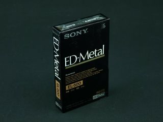 Sony El - 500 Ed - Metal Video Cassette Tape For Ed - Beta Vcrs - - Factory