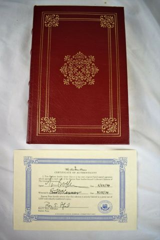 The Greatest Generation Tom Brokaw SIGNED Leather Bound Gilt Pages Easton Press 3