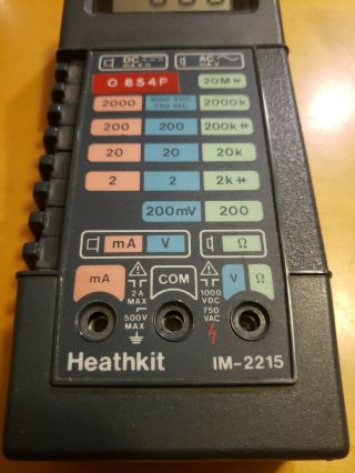 Heathkit IM - 2215 Digital Multimeter DMM 3