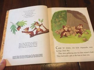 Walt Disney’s Chip & Dale At The Zoo - A Little Golden Book 1954 5