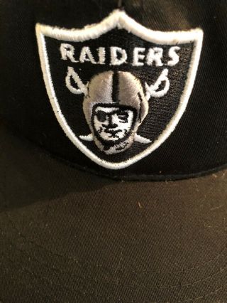 Vintage Oakland Los Angeles La Raiders Drew Pearson Spellout Snapback Cap Hat