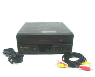 Sansui Model Vcp1506 Vcr Video Cassette Recorder Vhs Tape Player No Remote