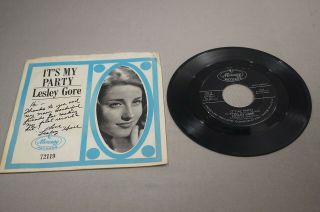 Vintage 45 Rpm Record - Lesley Gore It 