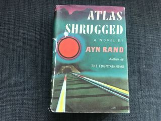 Atlas Shrugged By Ayn Rand 1957 Random House 19th Printing With Dj