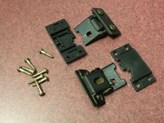 Sony 1100 Turntable Parts - Dust Cover Hinges (pair - Complete)