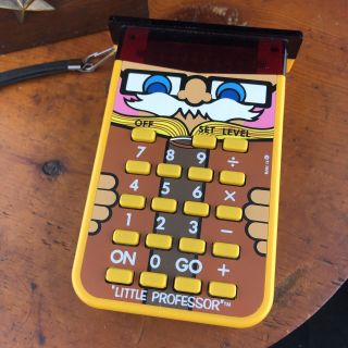 Vtg 1978 Texas Instruments Little Professor Educational Calculator