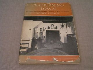 Tea Burning Town Greenwich On Cohansey Nj History Book W/signed Letter By Author