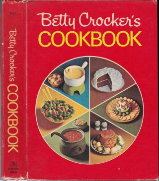 1969 Betty Crocker’s Cookbook First Edition 1st Printing Red Pie Cover Recipes