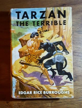 Tarzan The Terrible,  Edgar Rice Burroughs,  Copyright 1921,  Grosset/dunlap,  Hb
