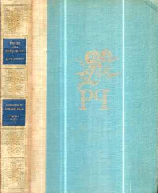 1945 Jane Austen Pride & Prejudice Delux Color Illustrated Gift Edition Classic