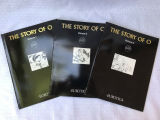 Tg260 The Story Of O 3 Volume Set Graphic Novel Eurotica