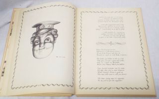 Old 1946 OHO Double Face Head CARICATURES BOOK Whistler 1ST EDITION Bodley 5