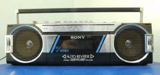 Classic 1980s Sony Am/fm/sw Radio Tape Recorder Ghetto Blaster Cfs - 900s