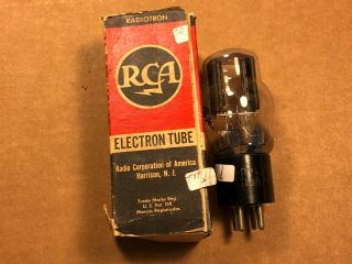 Nos Nib Rca Type 80 Rectifier Tube Tests Strong Coke - Bottle 1950