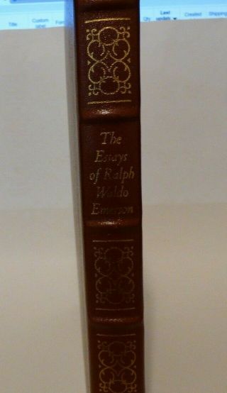 Easton Press The Essays Of Ralph Waldo Emerson 1979